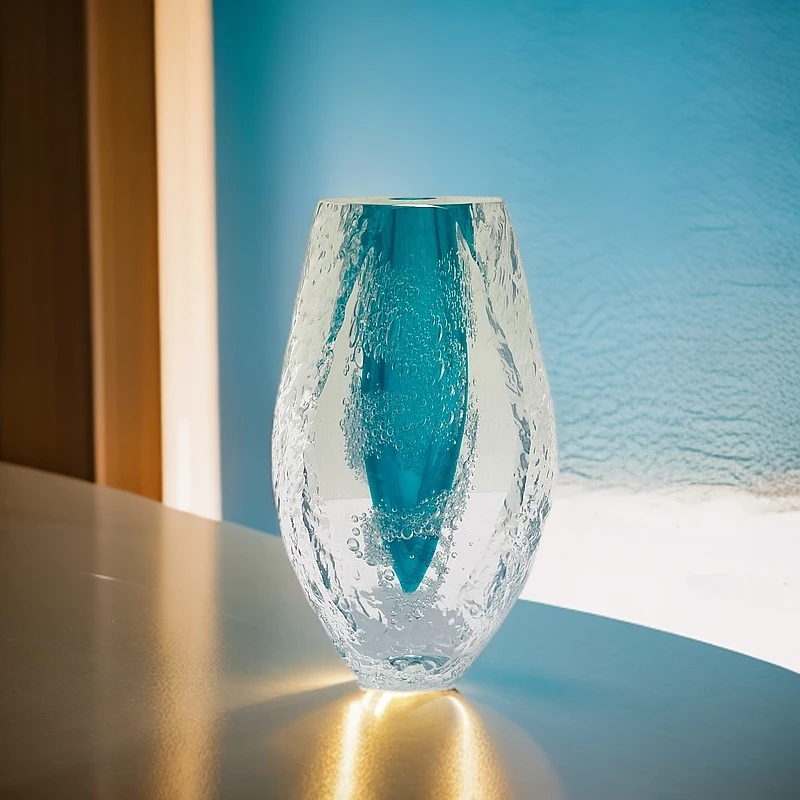 云创空间现代轻奢高档水晶琉璃工艺品家居摆件