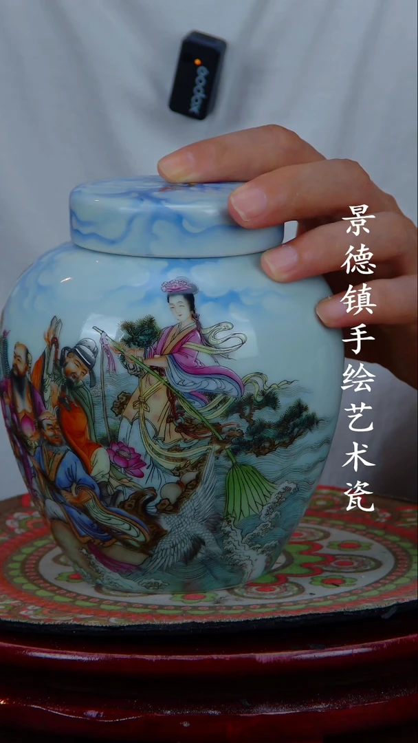 现代景德镇手工手绘陶瓷摆件63