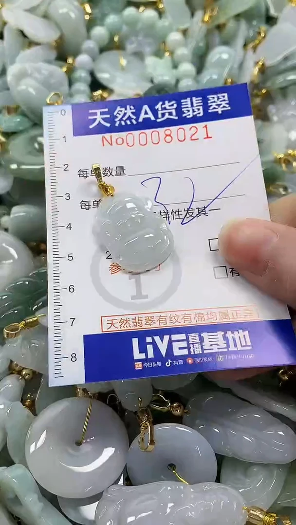 颈饰未镶嵌翡翠纯天然a货翡翠