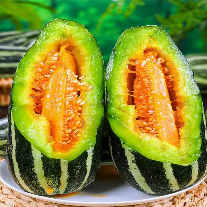 【康兴源农场】博洋9号甜瓜3斤5斤装（±2两） 新鲜现摘 顺丰包邮