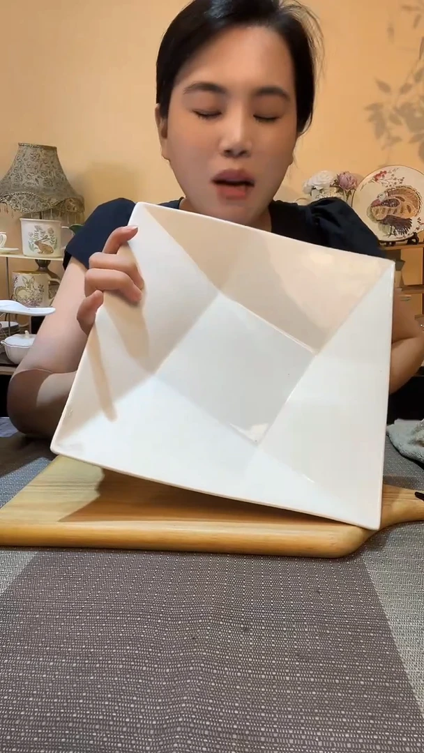 瓷片10英寸方盘 微瑕介意勿拍