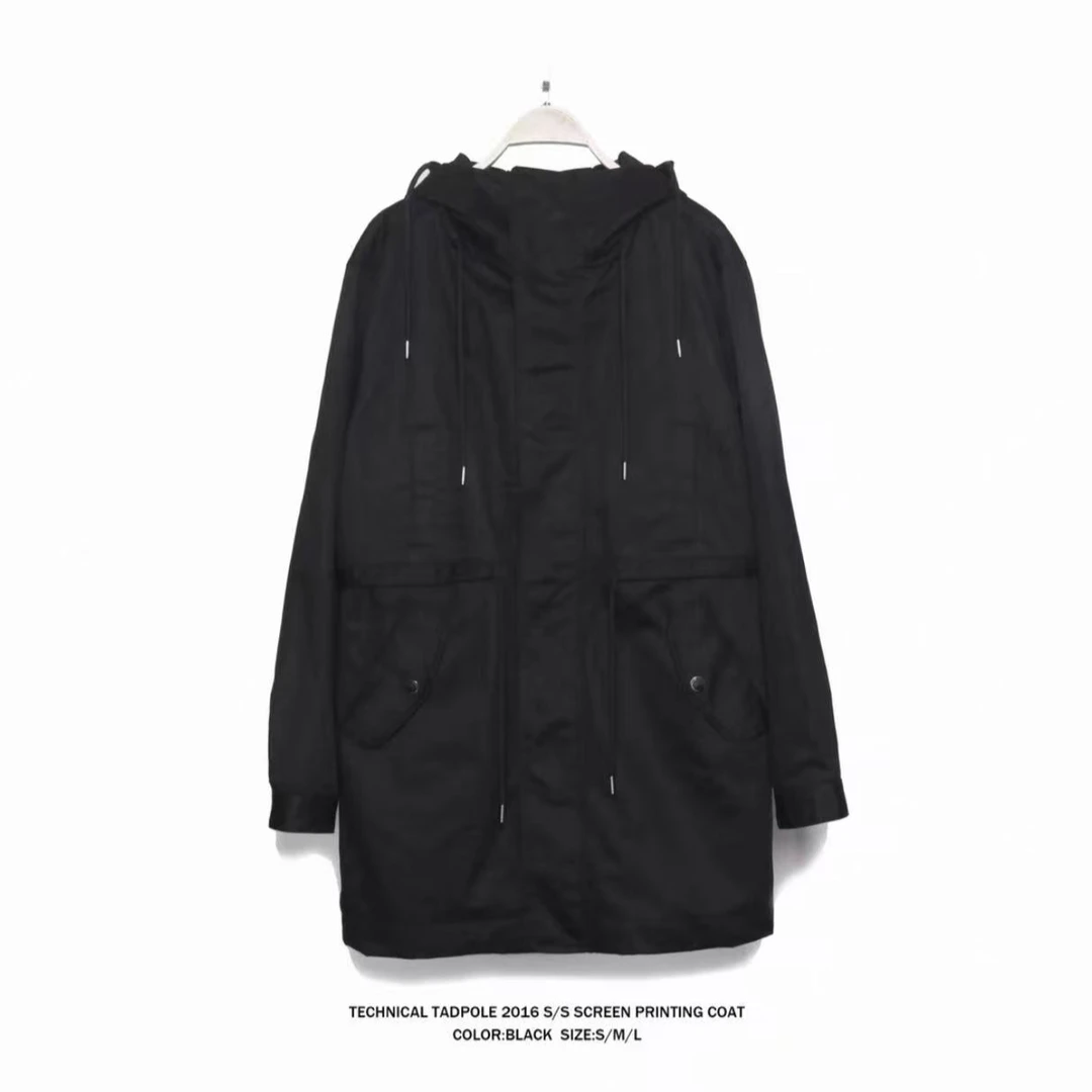 TNPE 日系拉链中长款外套 潮流服饰