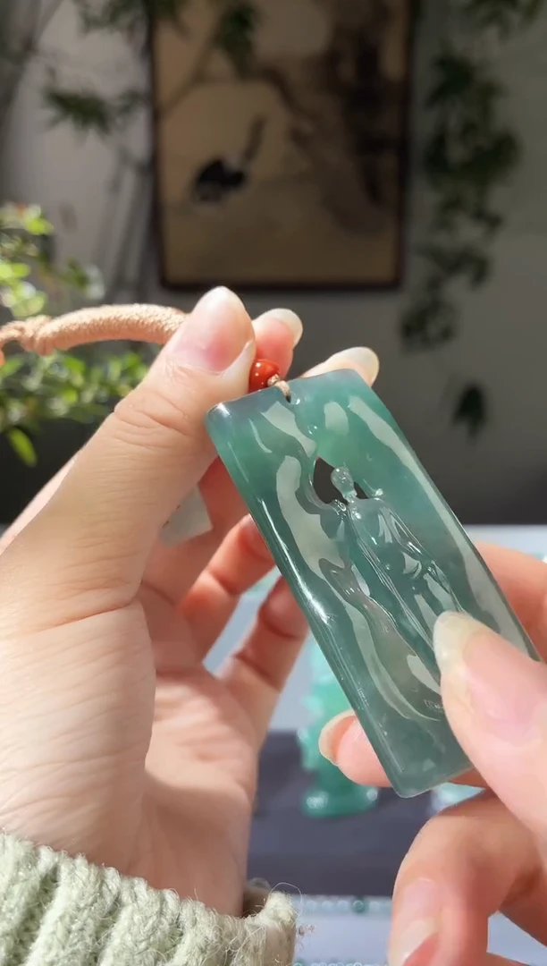 吊坠(不含链)未镶嵌翡翠悟道