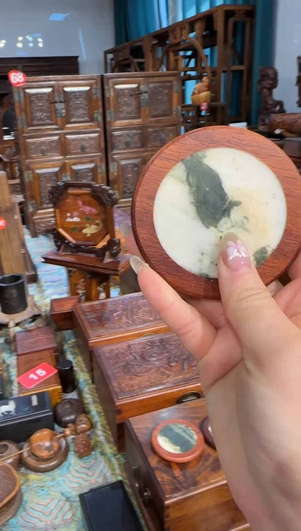 【闪购商品】木木艺云石板杯垫28.8888