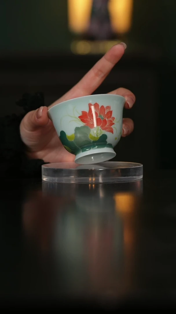 摆件陶景德镇陶瓷杯/碟/盘/碗