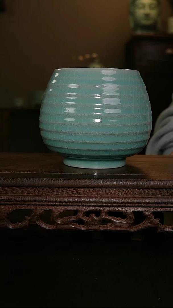 摆件仿古手工炫纹渣斗