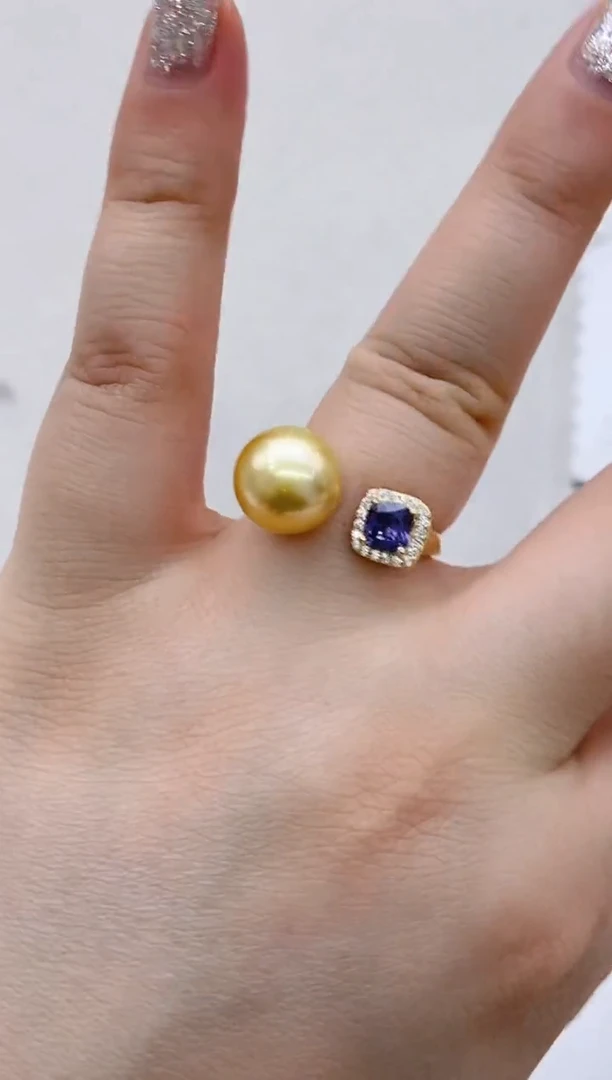 未镶嵌海水珍珠戒指89