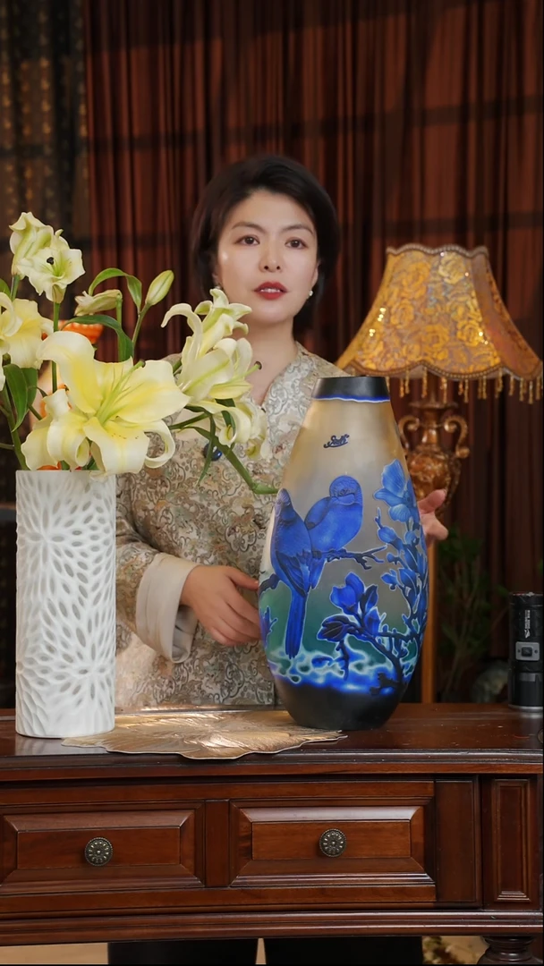 琉璃蓝**鱼葛蕾新晴-微瑕-J74