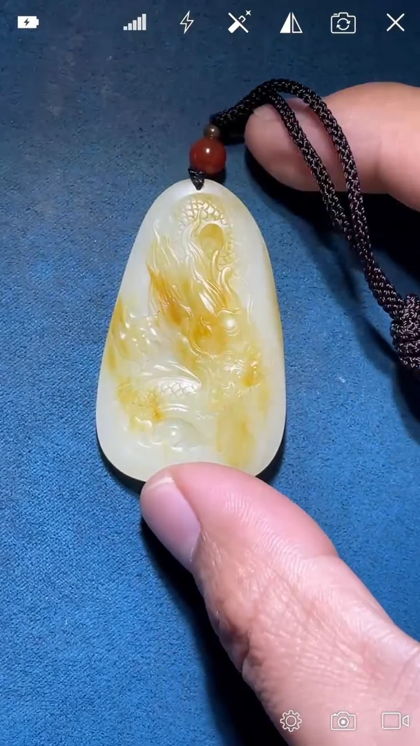 未镶嵌和田玉挂件SC 龙牌吊坠