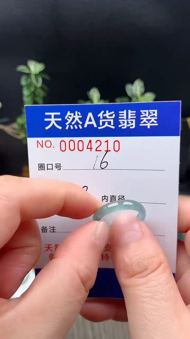 未镶嵌戒指翡翠16#