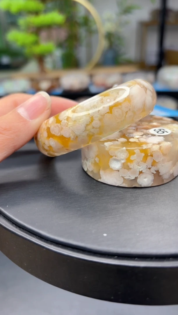 【闪购商品】石英质玉手镯未镶嵌C510(55圈赠送镯心)