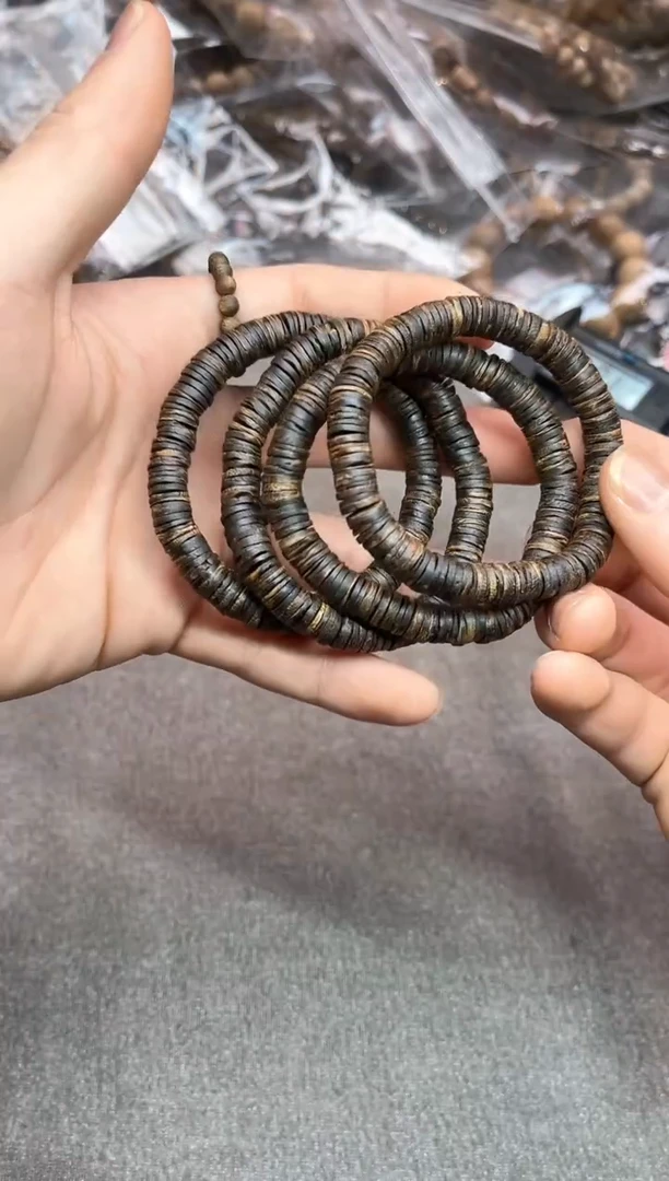 【闪购商品】沉香手串107号沉水红骨凹身多样性发货1条