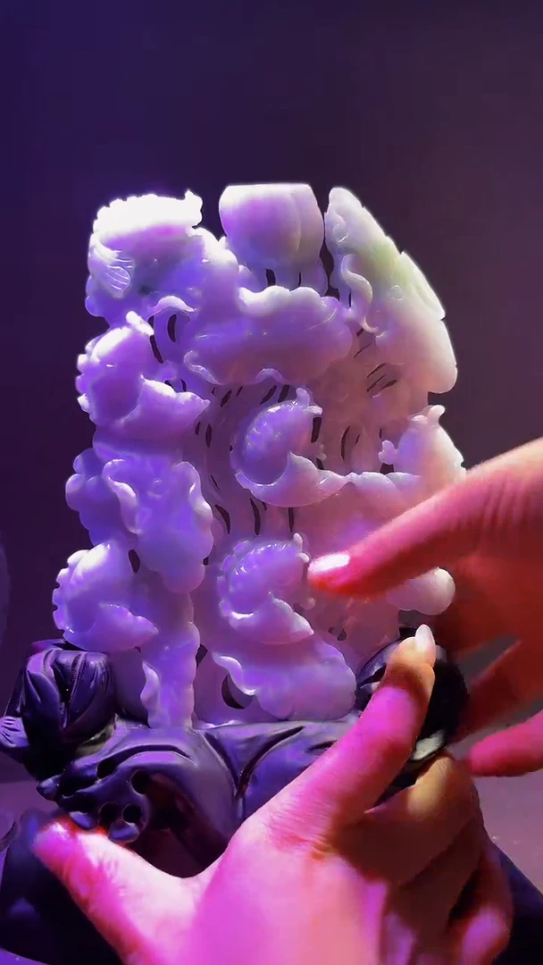 定制翡翠未镶嵌08/0607/Y/年年有余
