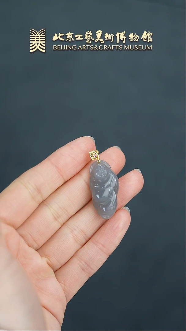 【闪购商品】和田玉坠银S925镶嵌B0205GMD524站佛坠