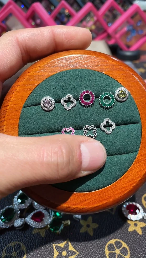 纯铜925银合成碳硅石任选4备注  或者随机发