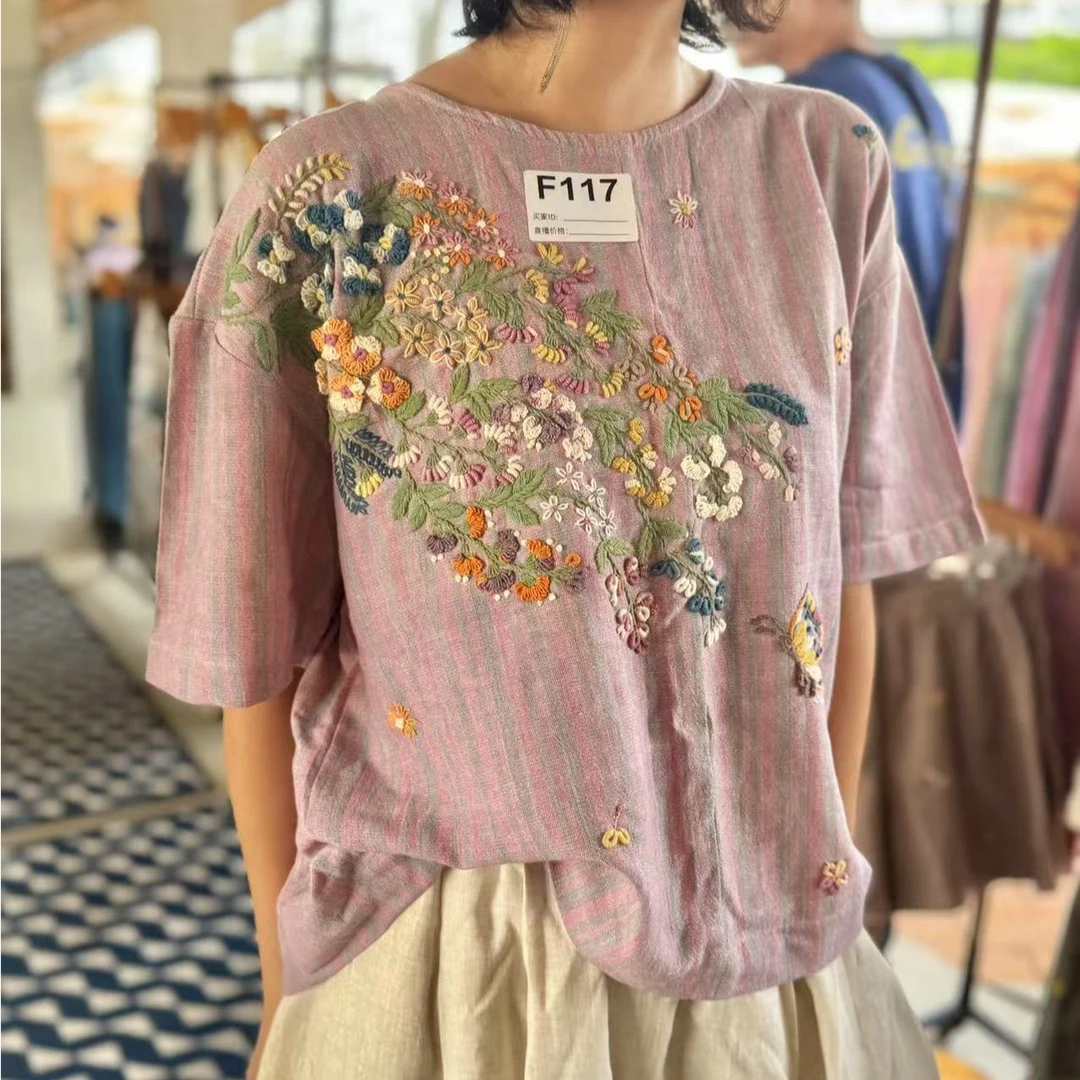 Taya 2025  泰国清迈直邮夏季上衣衬衫F117