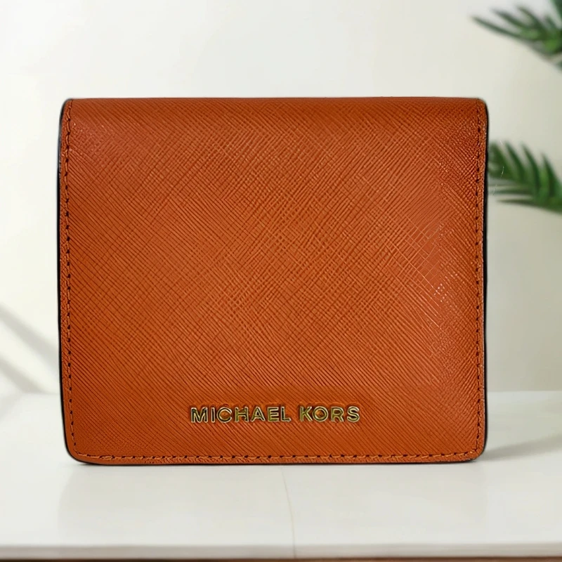 95新 MICHAEL KORS/迈克高仕 橙色钱包G24020502尺寸10*10