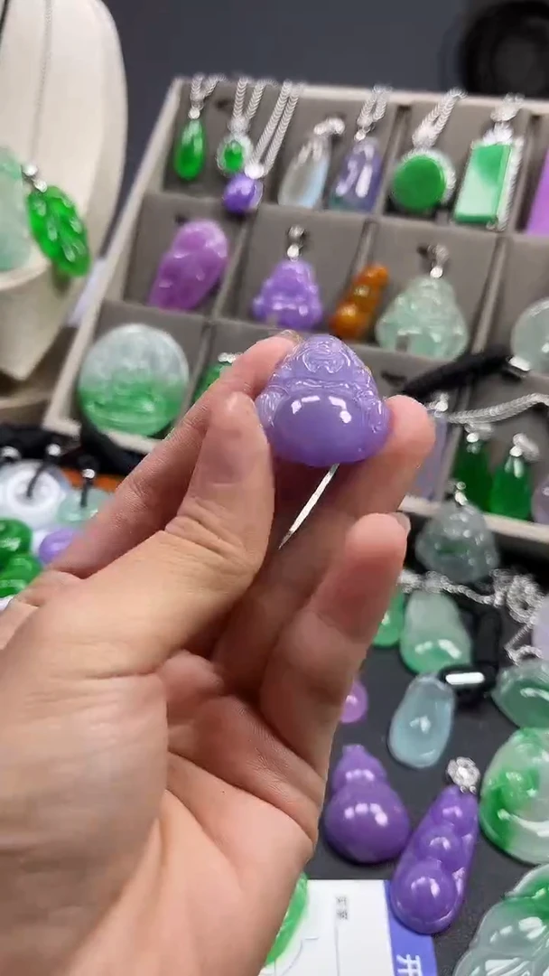 颈饰未镶嵌翡翠  所见即所得 一图一物