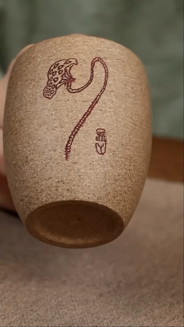 茶壶紫砂莲蓬主人杯青降坡