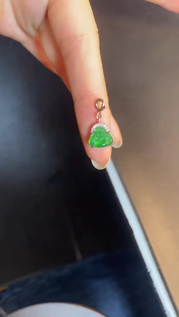 吊坠(不含链)银S925镶嵌翡翠1