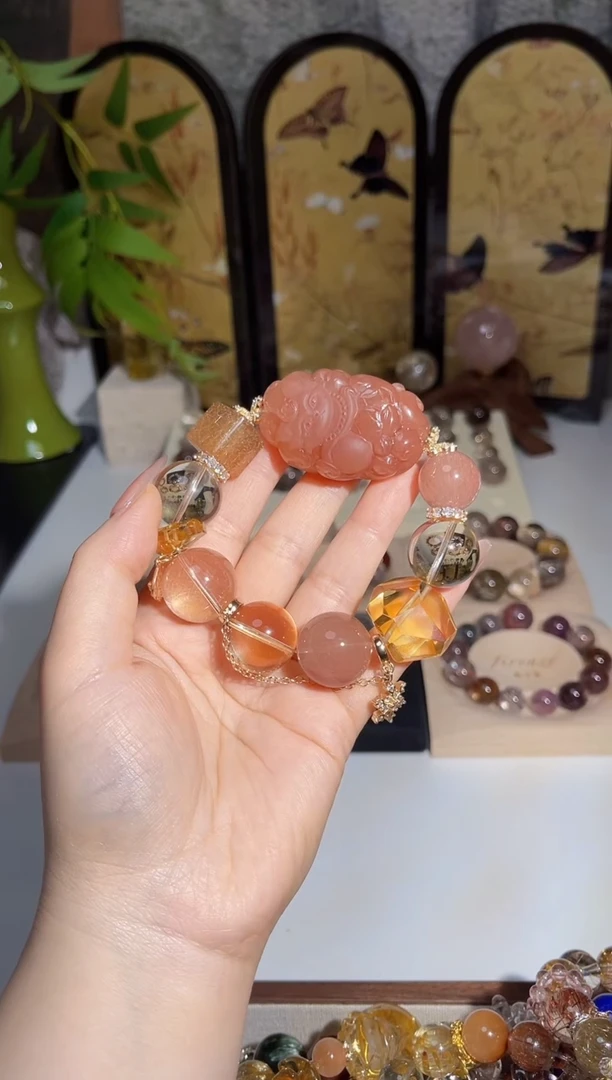 水晶摆件合金水晶孤品diy设计