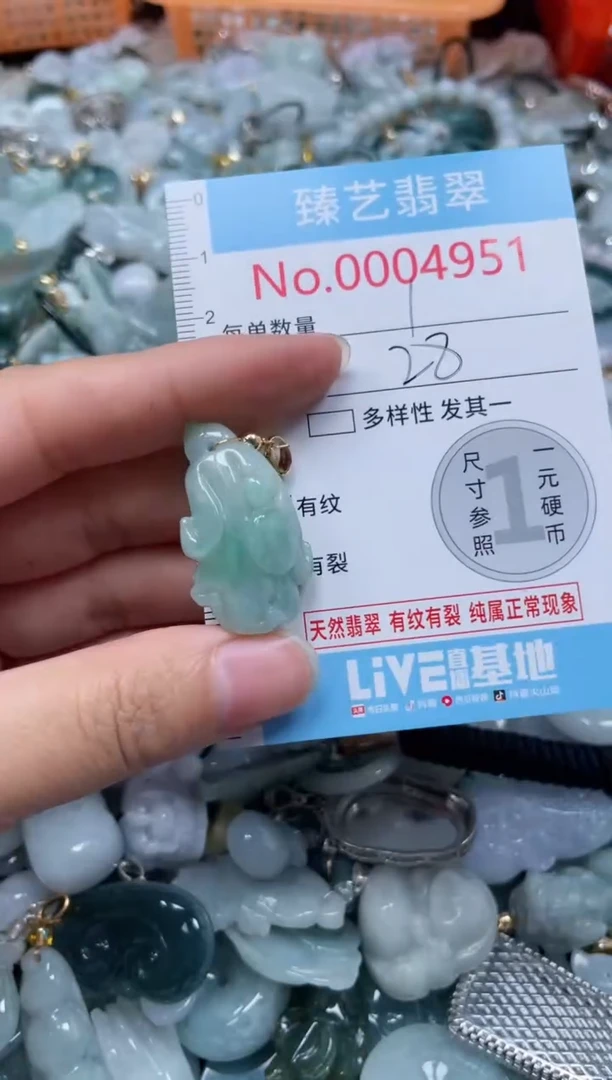 颈饰未镶嵌翡翠4951