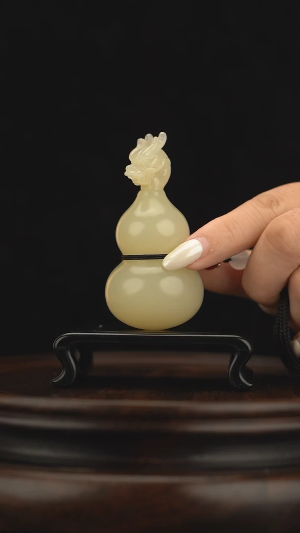 玉【龙头葫芦】天然玉石手把件