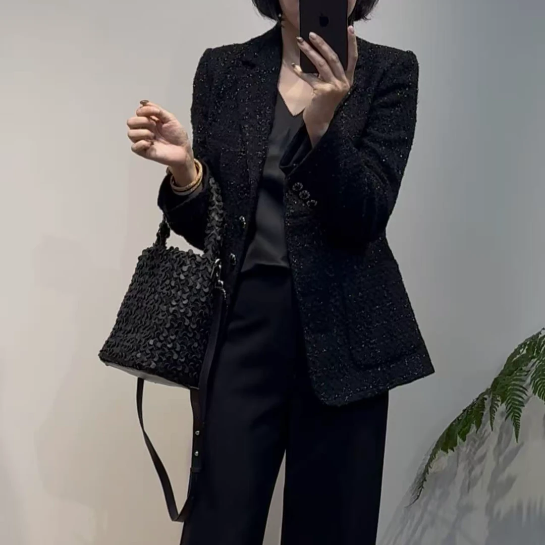 TANTAN 显瘦气质百搭小香风轻奢西装外套2749