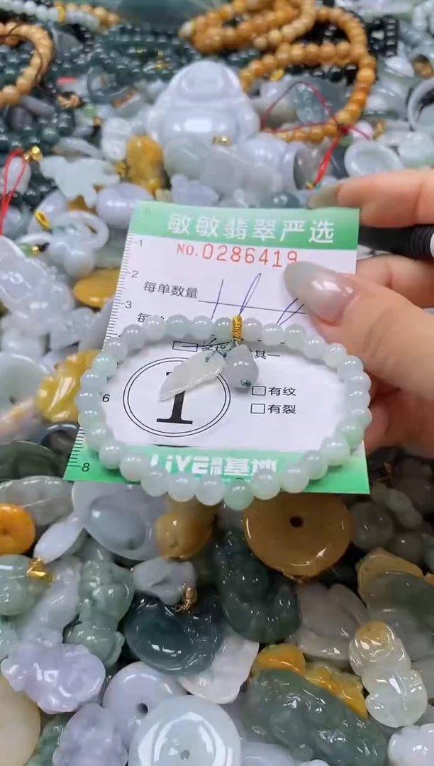 翡翠未镶嵌颈饰闪购0286419多样性发其一