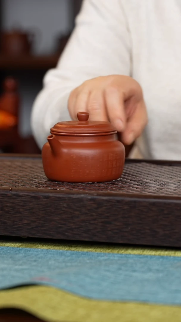 【闪购商品】紫砂茶壶百福德钟200毫升