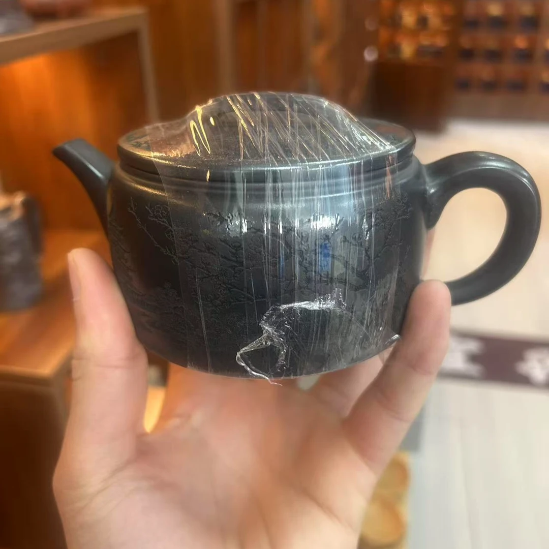 繁花忆江南大口汉瓦石黄赵园静紫砂壶