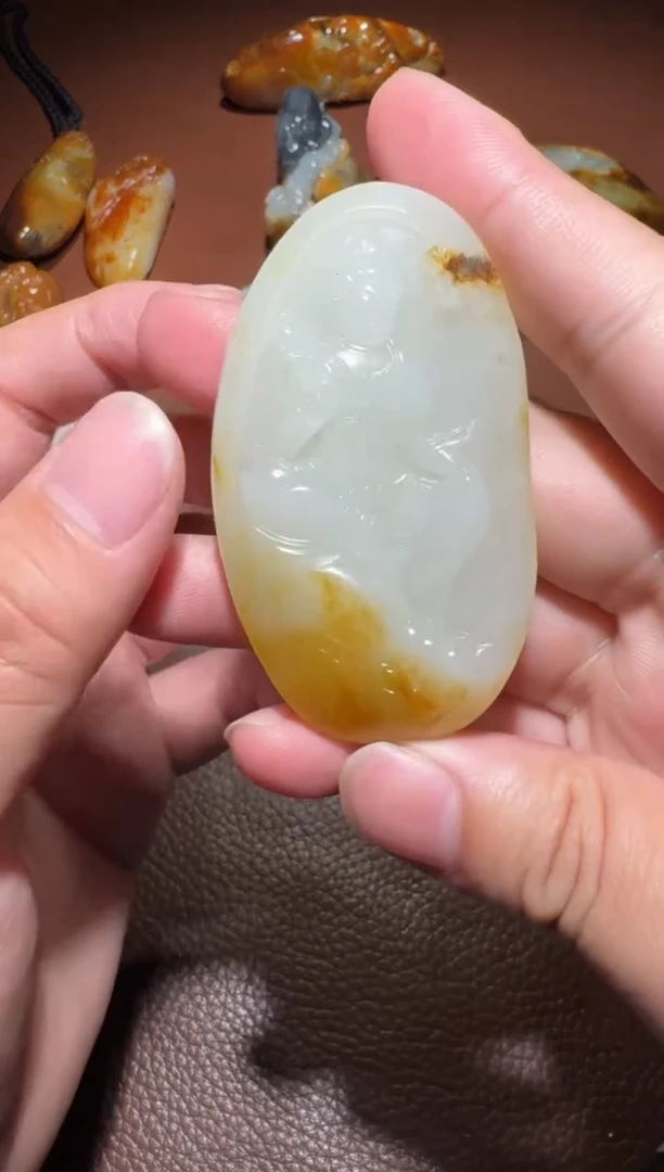 未镶嵌和田玉挂件明*和田玉