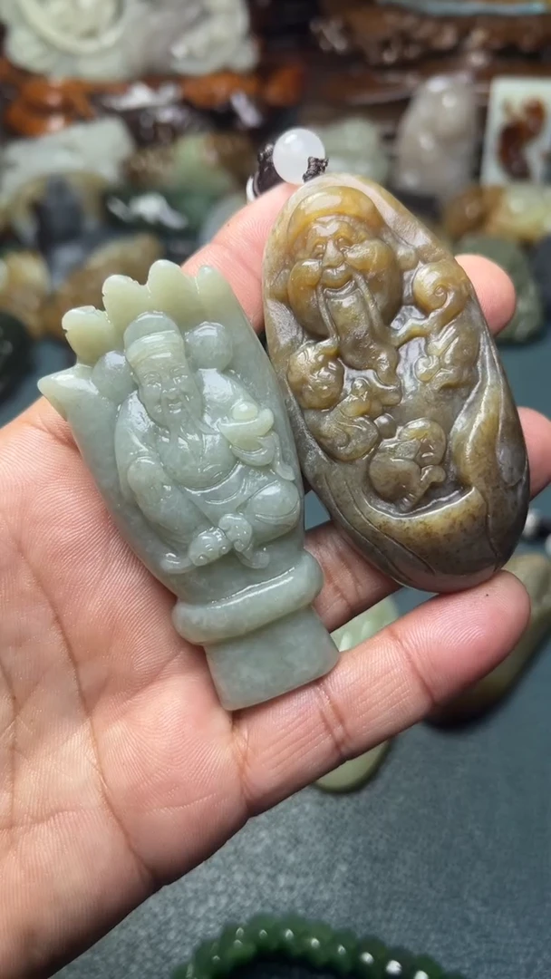 未镶嵌和田玉把件2