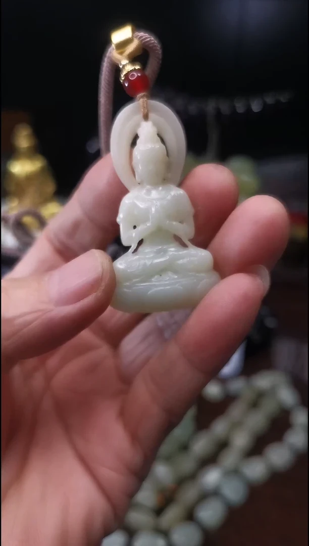 【闪购商品】和田玉吊坠(不含链)未镶嵌观音