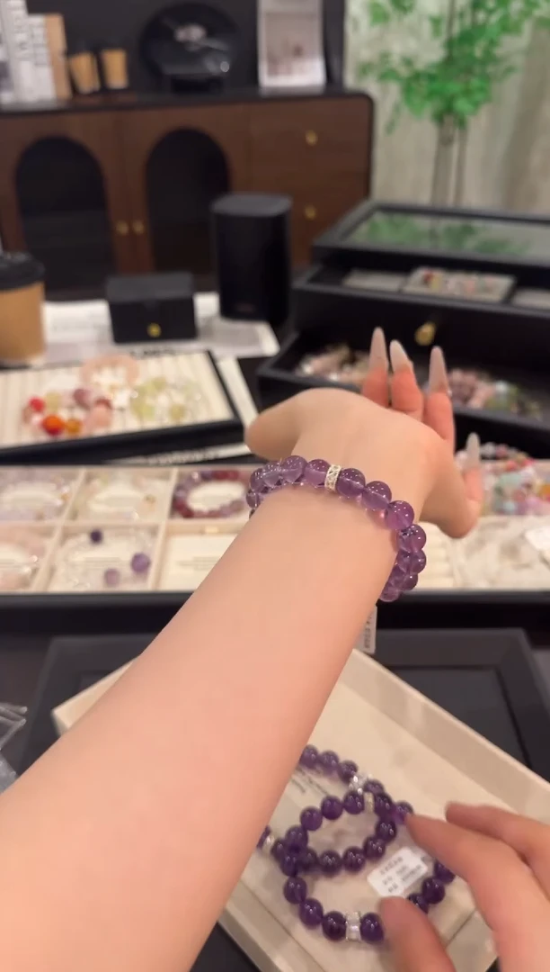 水晶手链合金紫水晶x630