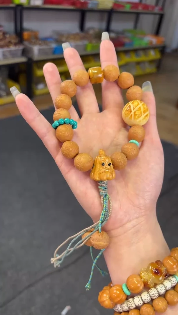 【闪购商品】菩提根/象牙果吊坠     15mm凤眼倭瓜手持