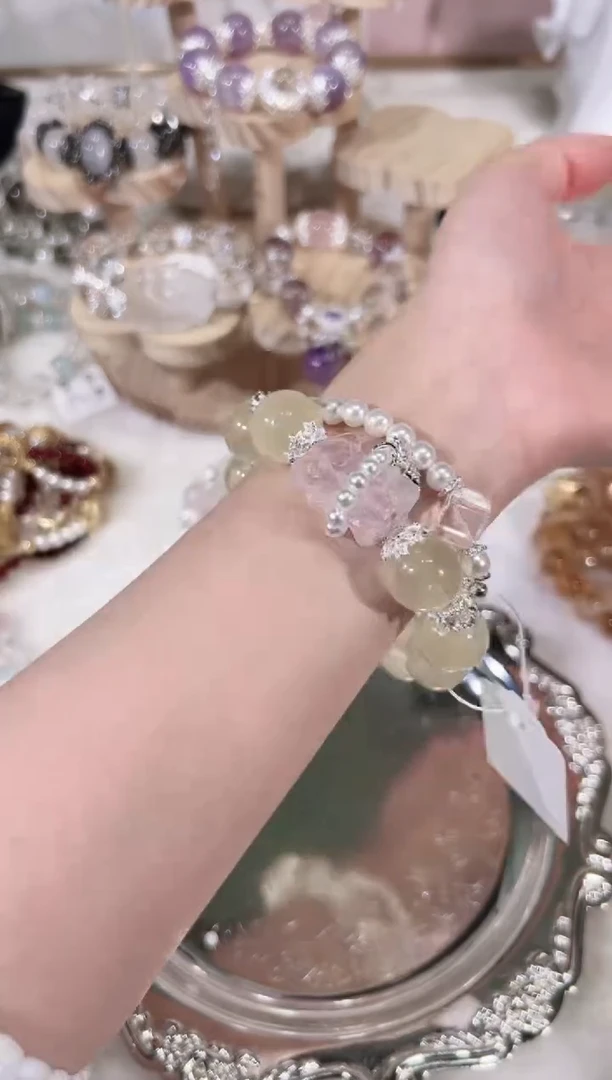 【闪购商品】水晶手链未镶嵌天然水晶默认微瑕 多样性发货发其一