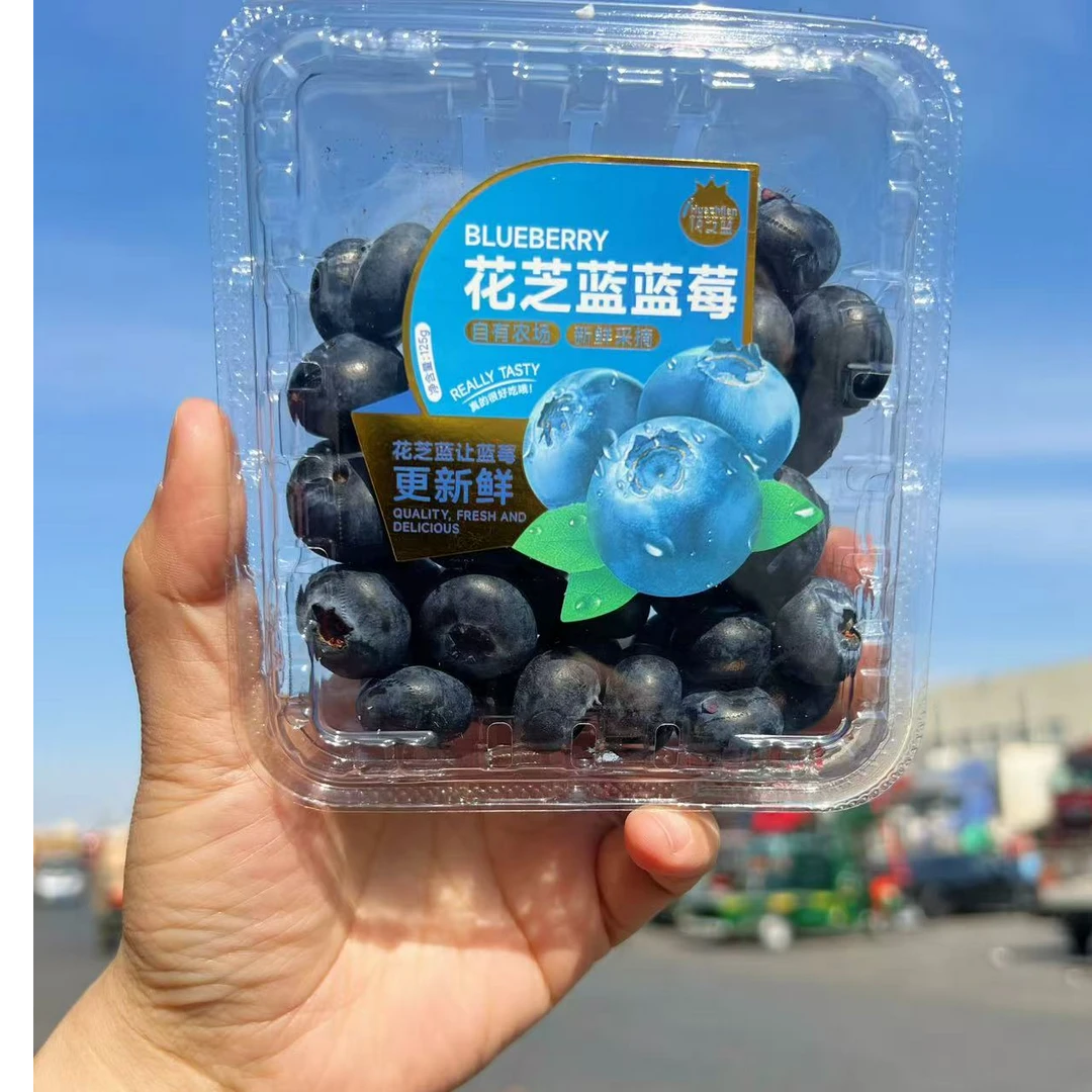 【L25】云南高山新鲜蓝莓香脆甜16-18mm    125g*4盒