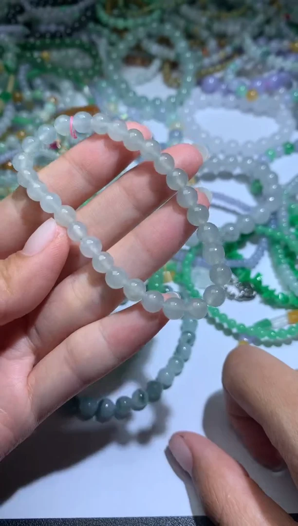 未镶嵌手链翡翠毛货