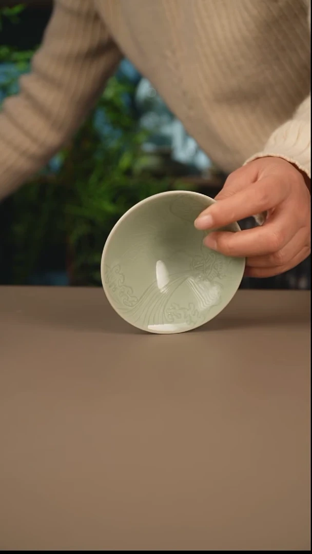 豆绿斗笠杯