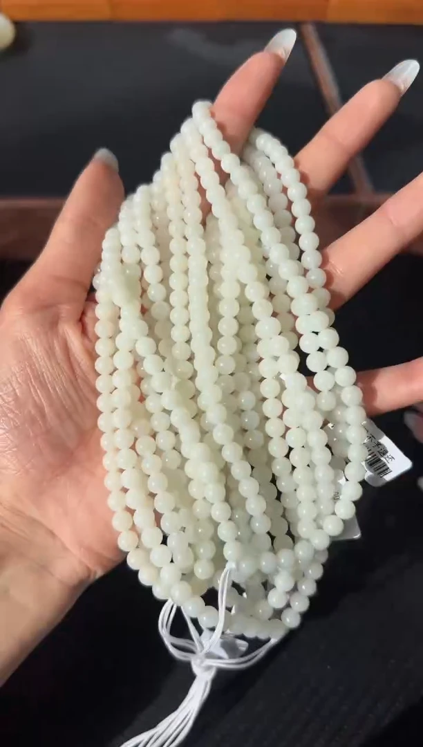 项链未镶嵌和田玉且末微色差米达卡6多样性发货拍一发一
