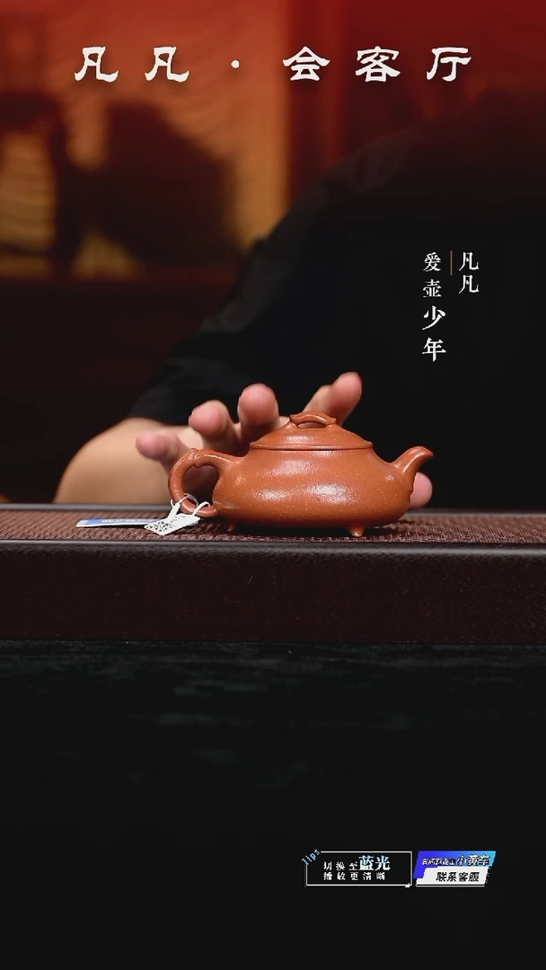 凡凡会客厅 潘俊昌紫砂壶50 简瓢降坡泥180cc
