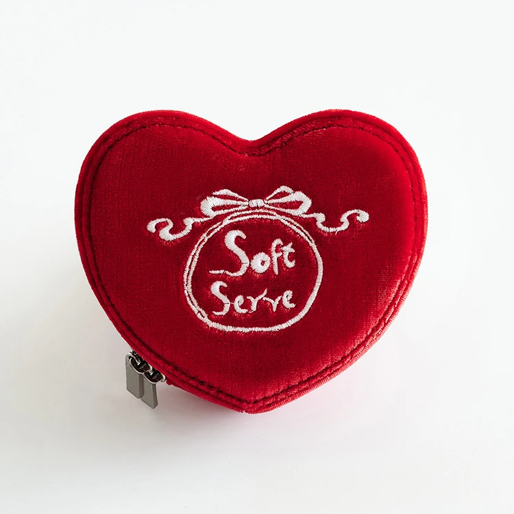 【茉舍】So ftServe柔软供应立体丝绒可调节刺绣斜挎包SSHOL001-288