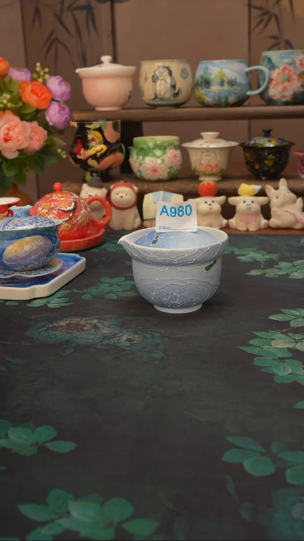 壹心  仙女蓝玫瑰宝瓶980