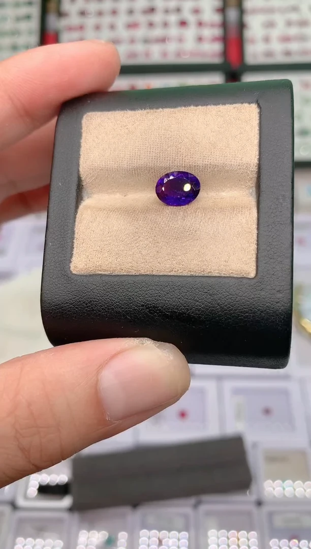 裸石未镶嵌紫晶1.71ct天然
