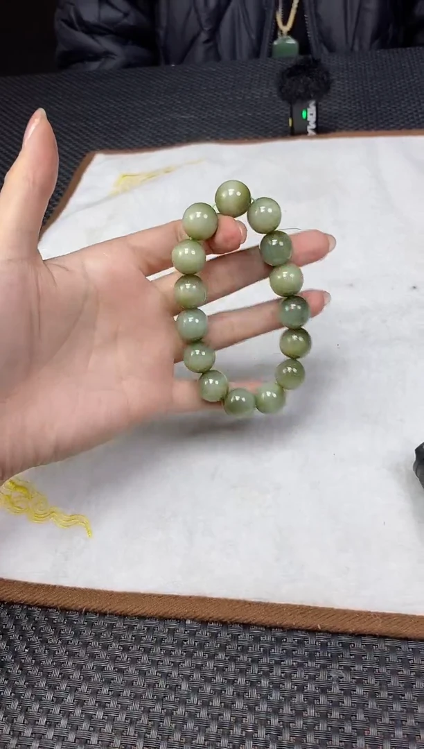 【闪购商品】和田玉手饰未镶嵌卡14圆珠