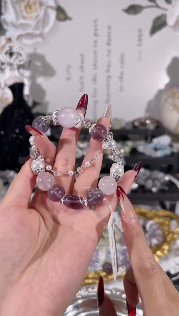 【闪购商品】水晶手链未镶嵌天然水晶默认微瑕，多样性发货发其一