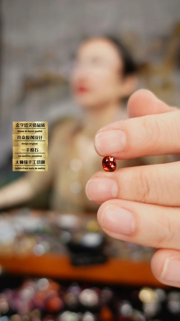 未镶嵌裸石石榴石刻面