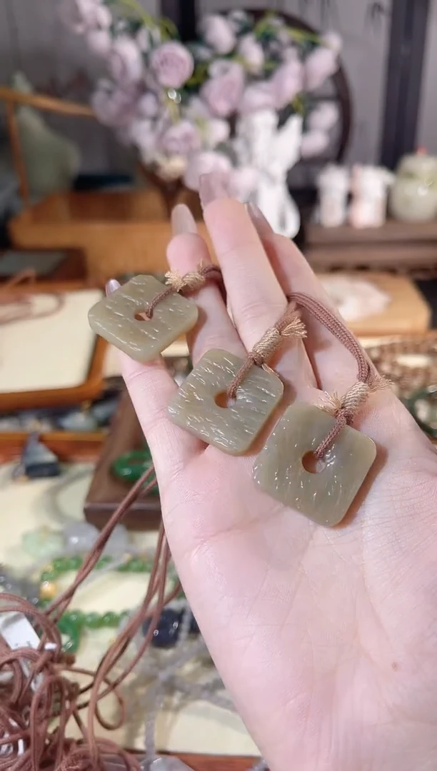 项链未镶嵌和田玉多样性发其一孤品默认微瑕