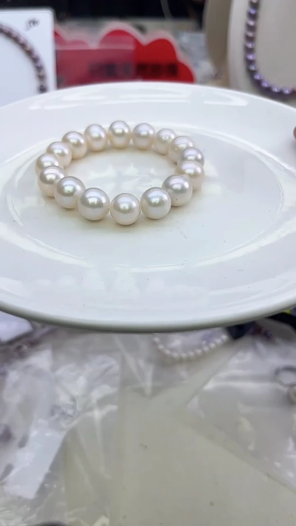 未镶嵌手链淡水珍珠白色系手链